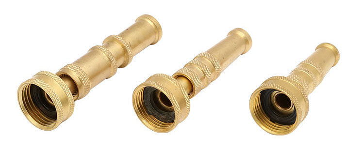 ကြေးဝါ Adjustable Twist Hose Spray Nozzle Set